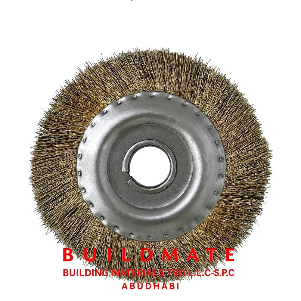Brass-Coated Wire Wheel Brush